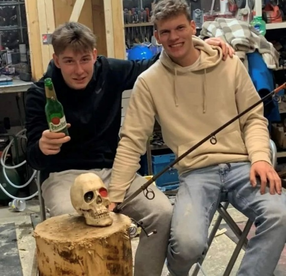 já s Davidem a chábrem na rybách